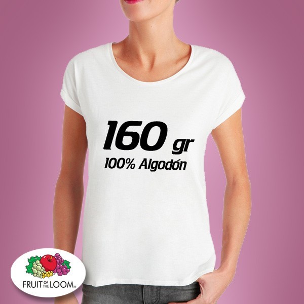 camisetas blancas de algodon mujer