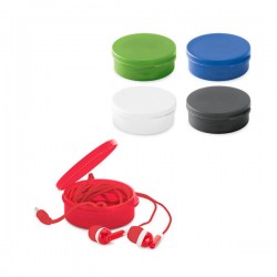 Auriculares con caja de colores