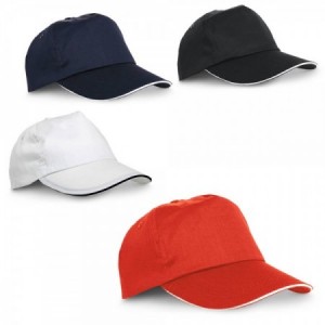 Gorras publicitarias visera sandwich 5 paneles 