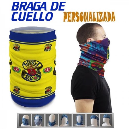 Bragas de cuello a todo color sublimadas