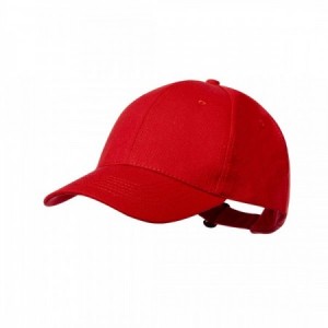  Gorras personalizadas de calidad con hebilla ROJO