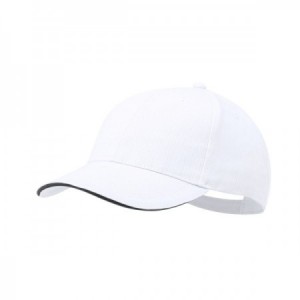  Gorras personalizadas de calidad con hebilla metálica ajustable BLANCO