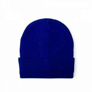  Gorros lana personalizados doble capa AZUL