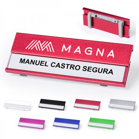 Placas identificadoras para empresas con nombre individual