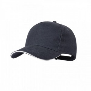  Gorras sandwich cierre hebilla 5 paneles GRIS