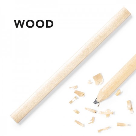Lapicero carpintero madera natural