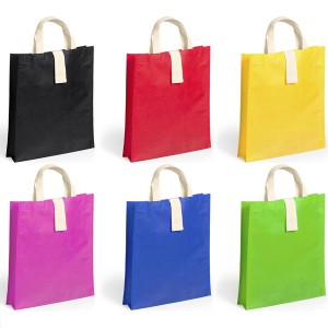 Bolsas de compra plegables para personalizar DE COLORES