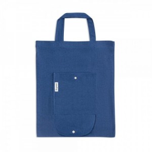  Bolsa plegable para publicidad color Azul