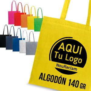 Bolsas personalizadas de tela algodón de colores