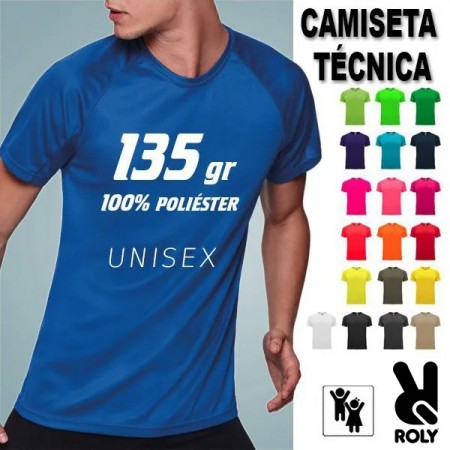 Camisetas tecnicas serigrafiadas online