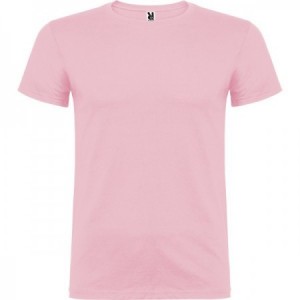  Camisetas Roly personalizadas económicas ROSA CLARO