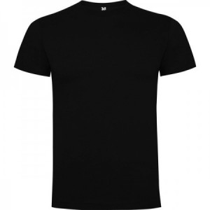  Camisetas publicitarias Roly con logo NEGRO