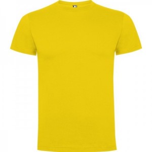  Camisetas publicitarias Roly con logo AMARILLO