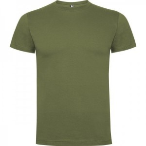  Camisetas publicitarias Roly con logo VERDE MILITAR