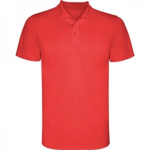  Polos técnicos deportivos de colores lisos ROJO