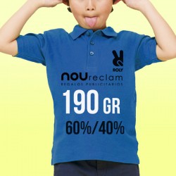 Polos niño manga corta personalizados de colores para publicidad