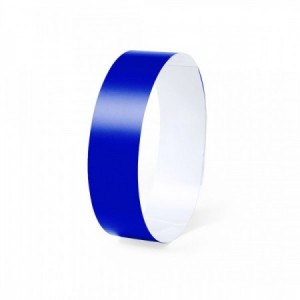  Pulseras personalizadas de papel irrompible AZUL