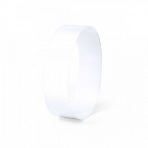  Pulseras personalizadas de papel irrompible BLANCO