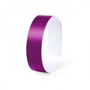  Pulseras personalizadas de papel irrompible MORADO