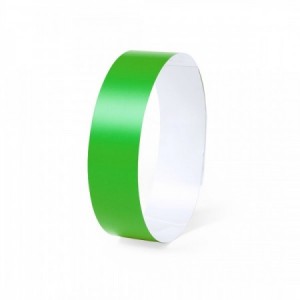  Pulseras personalizadas de papel irrompible VERDE