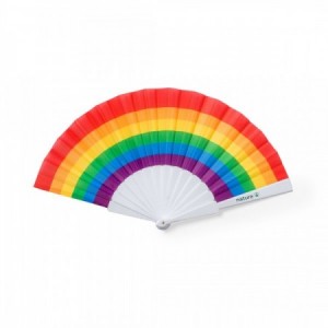  Abanicos colores LGTBI personalizados RAINBOW