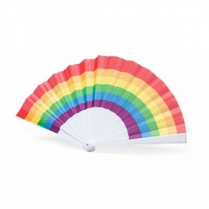  Abanicos colores LGTBI personalizados para regalos publicitarios personalizados