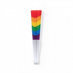  Abanicos colores LGTBI personalizados para regalos de empresa