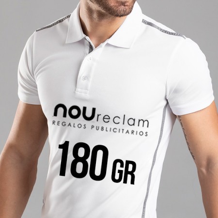 Polos transpirables personalizados blancos