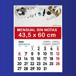 CALENDARIOS PARED BARATOS SIN NOTAS