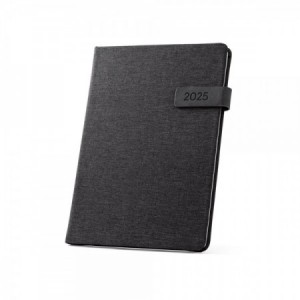  Agendas modernas enteladas A5 color gris color Negro