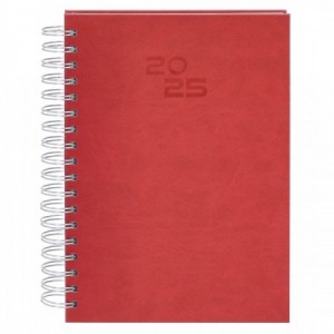  Agendas personalizadas con anillas ROJO