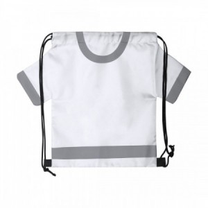  Mochilas saco originales forma camiseta BLANCO