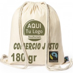 Mochilas ecológicas de algodón comercio justo