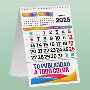 Calendarios sobremesa pequeños personalizados a todo color